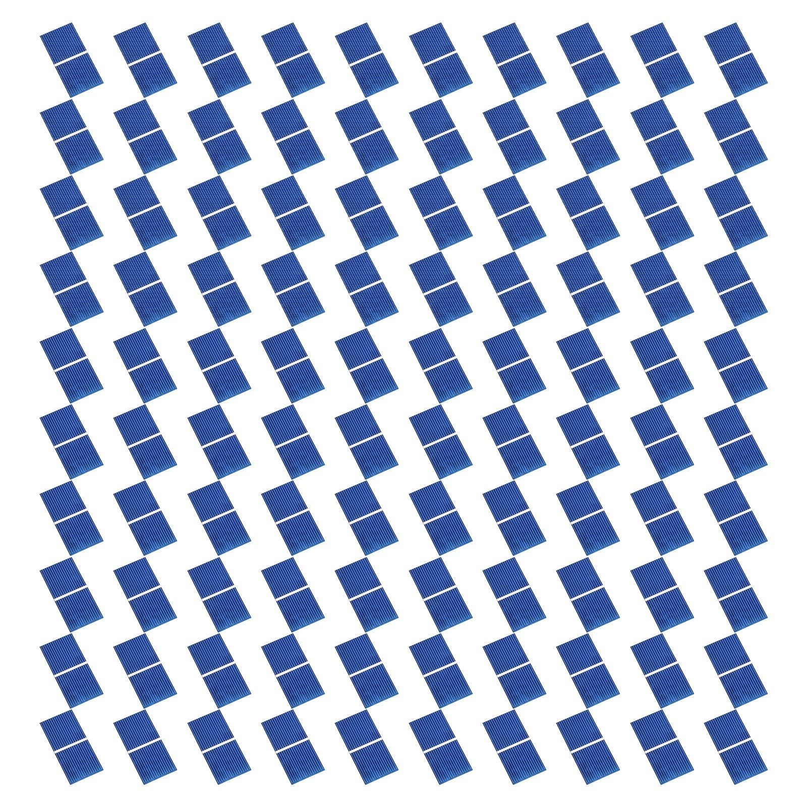 100pcs 0.5V`Mini Solar Cell For Solar Panels 52mmx 26mm Polycrystalline Silicon