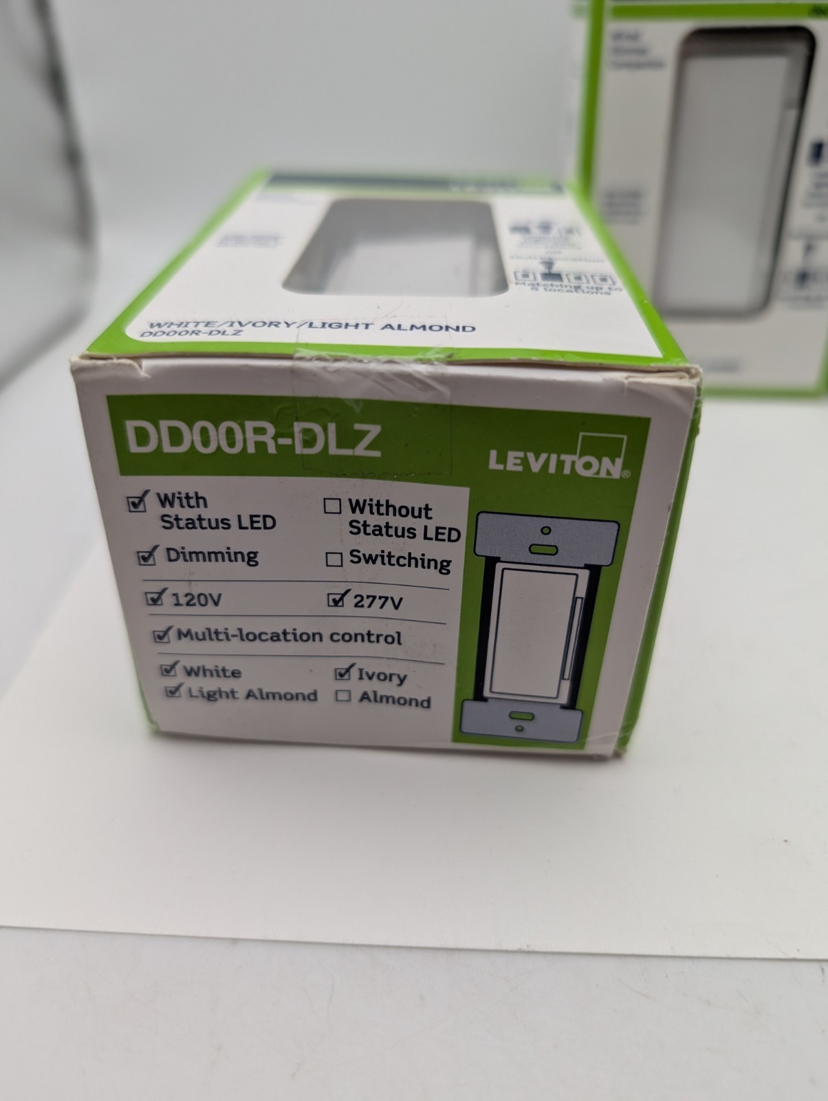 5x Leviton Auxiliary Switch Digital Decora Dimmer Remote DD00R-DLZ Scratch/Scuff