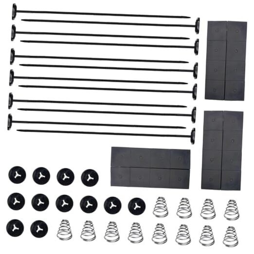 3 Sets/60PCS Car Fan Mounting Kit – Universal Electric Transmission 3Sets