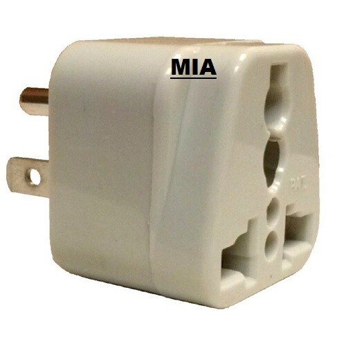 5-PACK AU UK EU TO US AC Power Plug Adapter Converter Travel Adapter.US SELLER