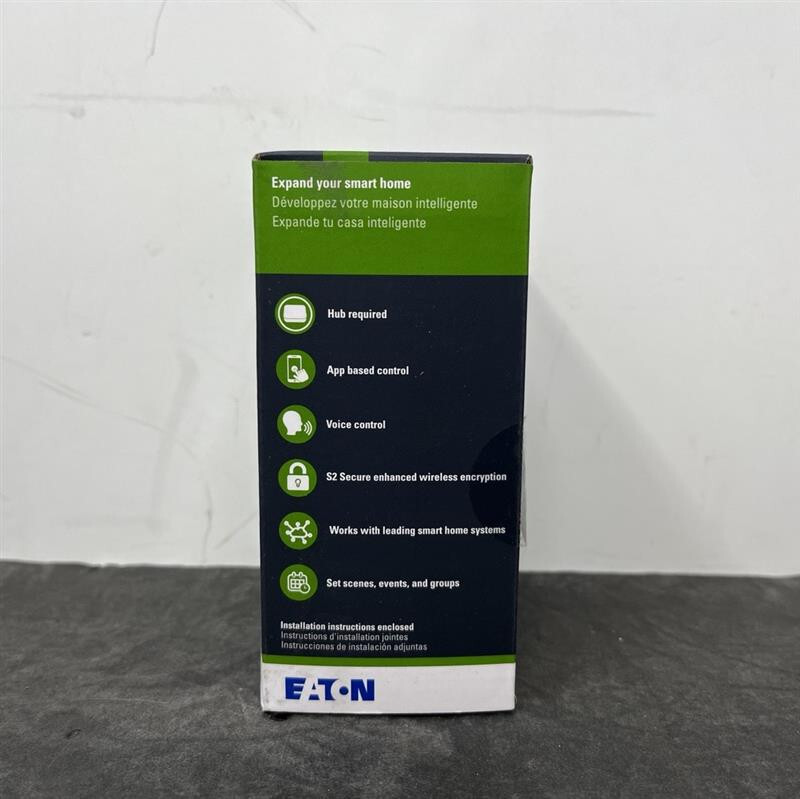 Eaton RFTR9605-TWS Z-Wave Plus Wireless Duplex Receptacle – White