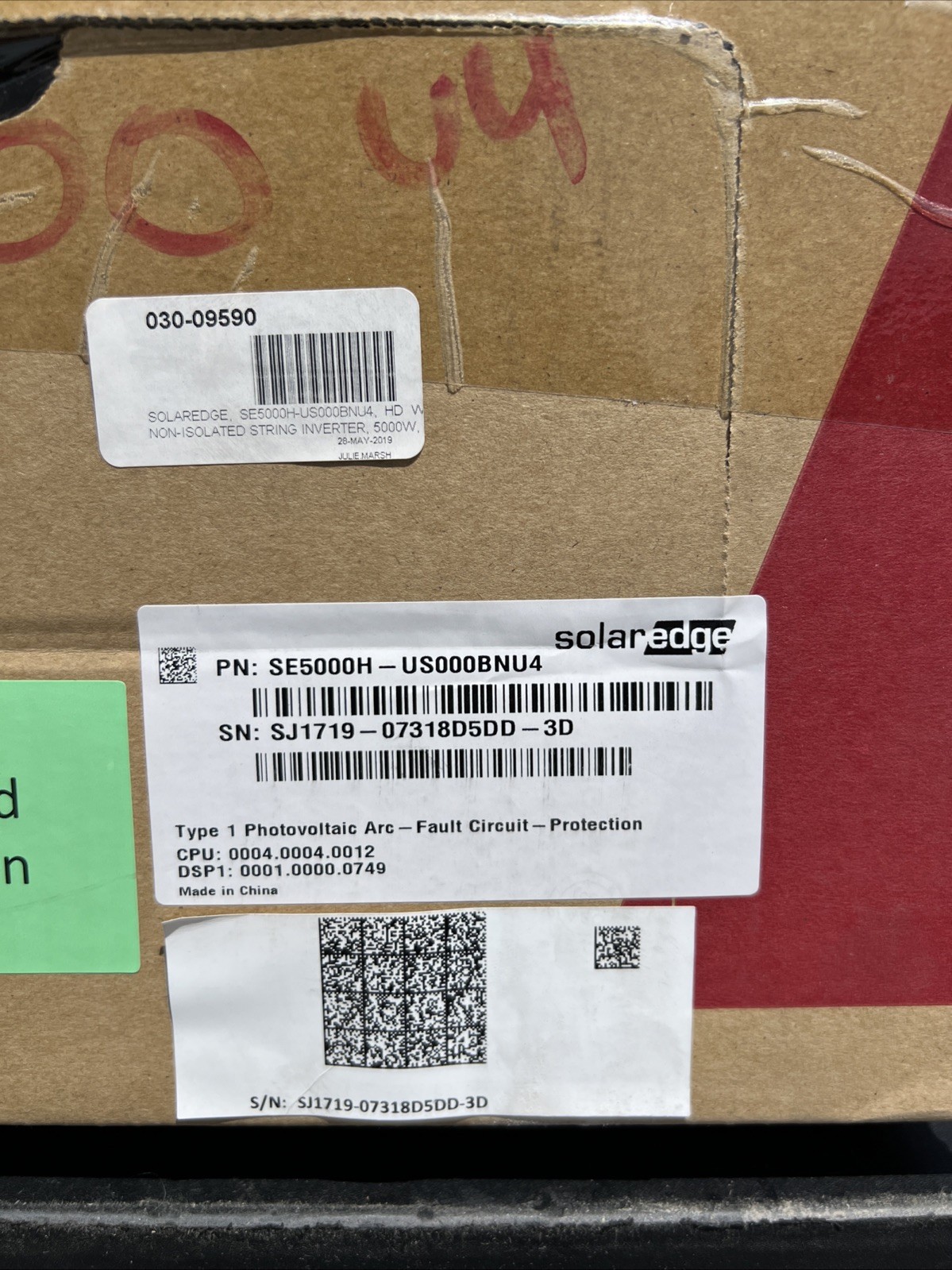 SolarEdge Inverter SE5000H-US000BNU4 Single Phase Inverter New