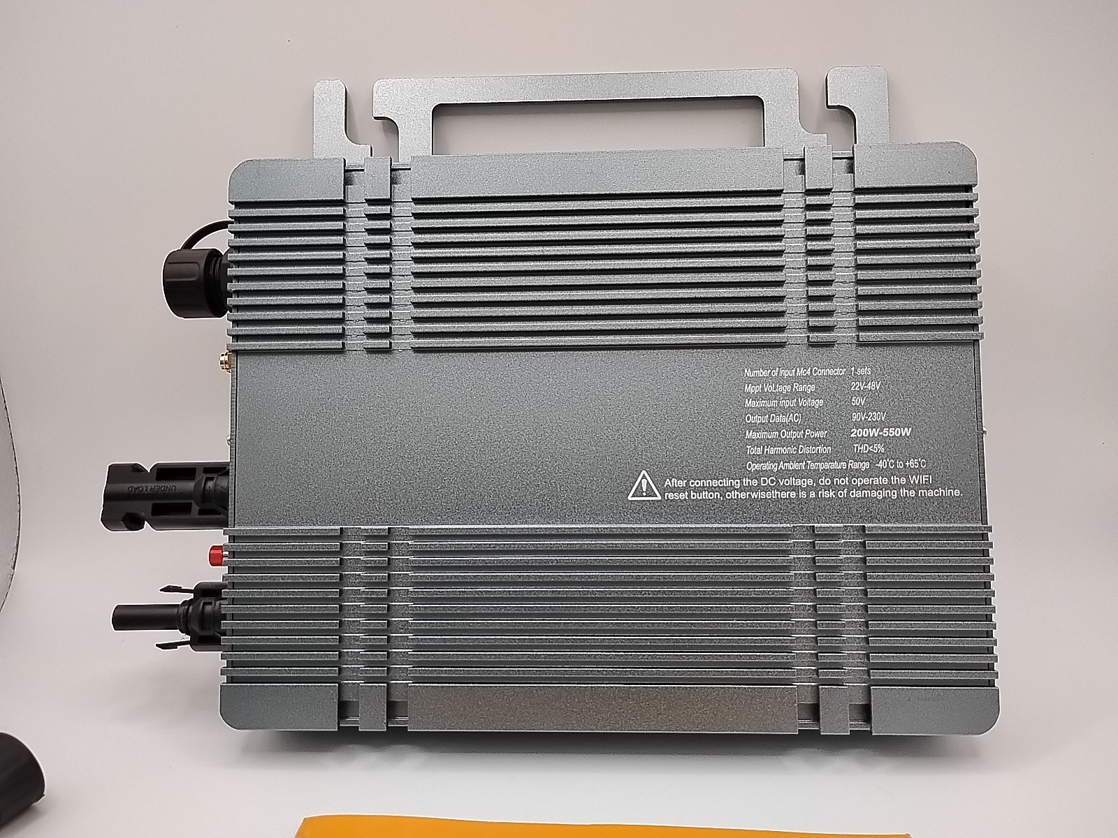 Grid Tie Solar Power Inverter, 550W APP Control Single Phase Solar Grid Tie.New