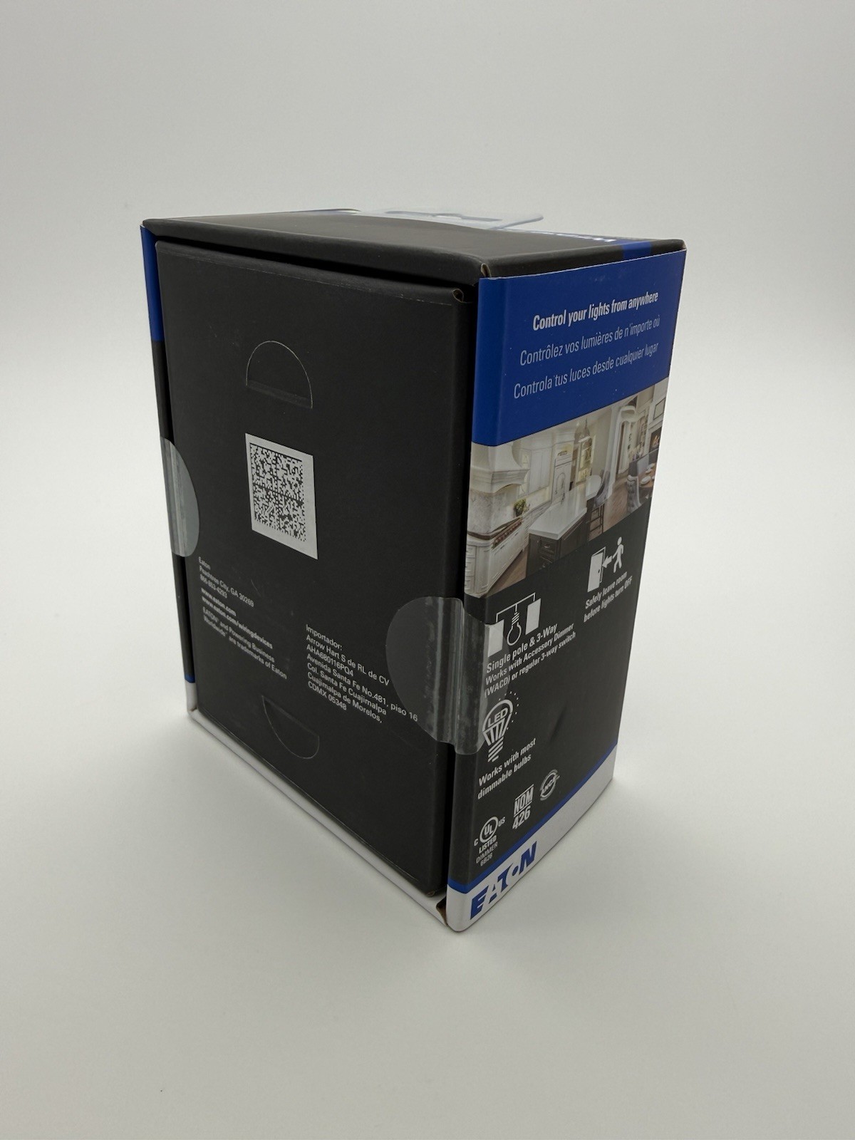 Eaton Wi-Fi Smart Universal Dimmer WFD30-C7 Brown Black Gray – Factory Sealed