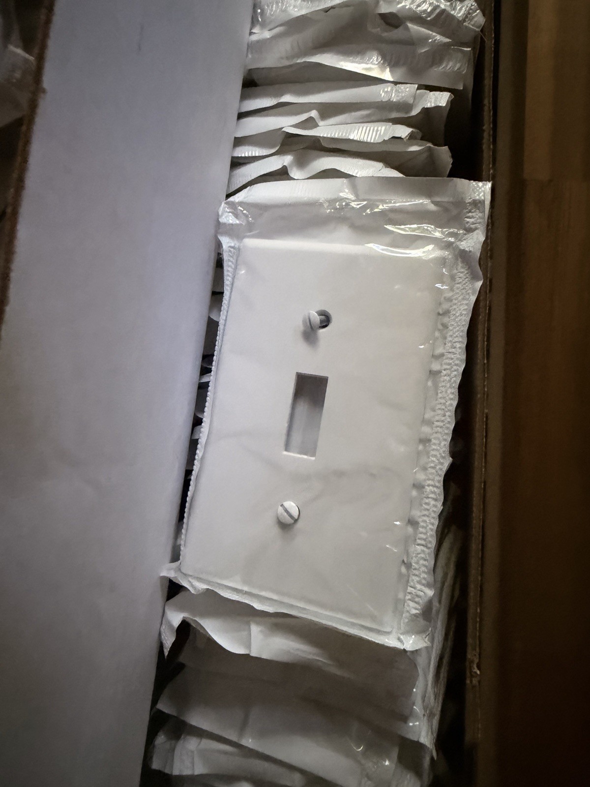 Electrical bundle of switches,outlets, cover plates- various sizes