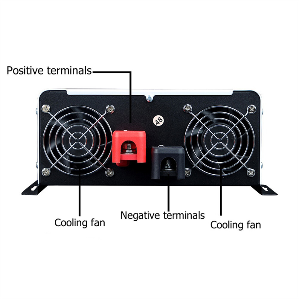 5000W 8000W 12000W 12V 24V 48V 72V to 110V/220V Pure Sine Wave Power Inverter US