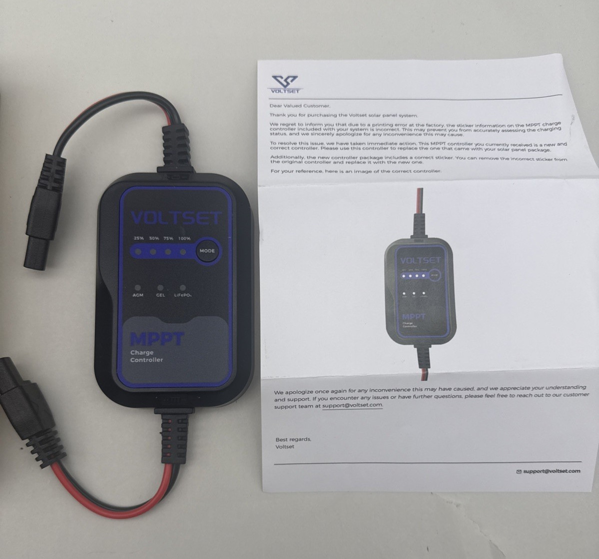 Voltset 12V 10A MPPT Solar Charge Controller for AGM, Gel, LiFePO4 Batterie READ