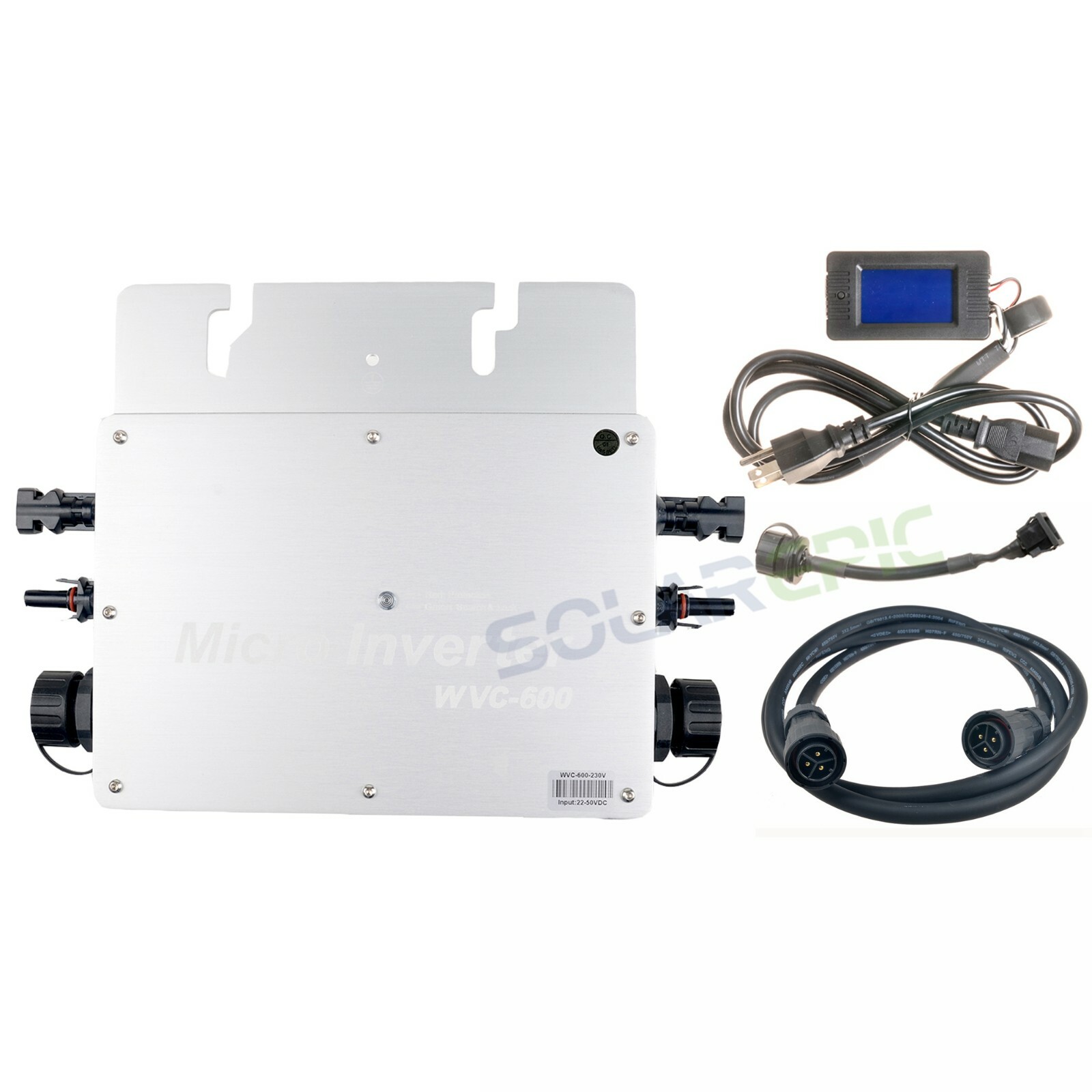 Solarepic Grid Tie Inverter+LCD Display Meter Pure Sine Wave Inverter Power MPPT