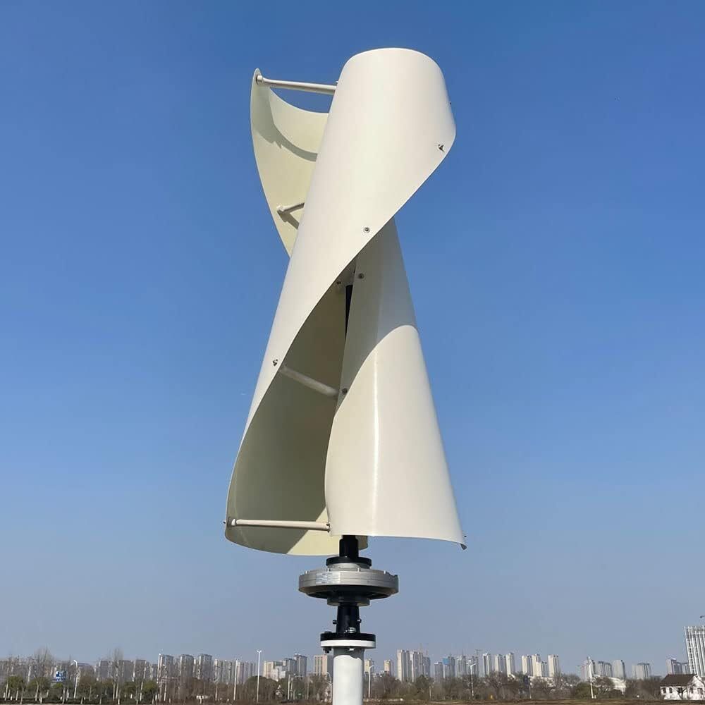 3KW Vertical Wind Turbine Generator 48V -120V Low Noise Windmill Wind Turbine