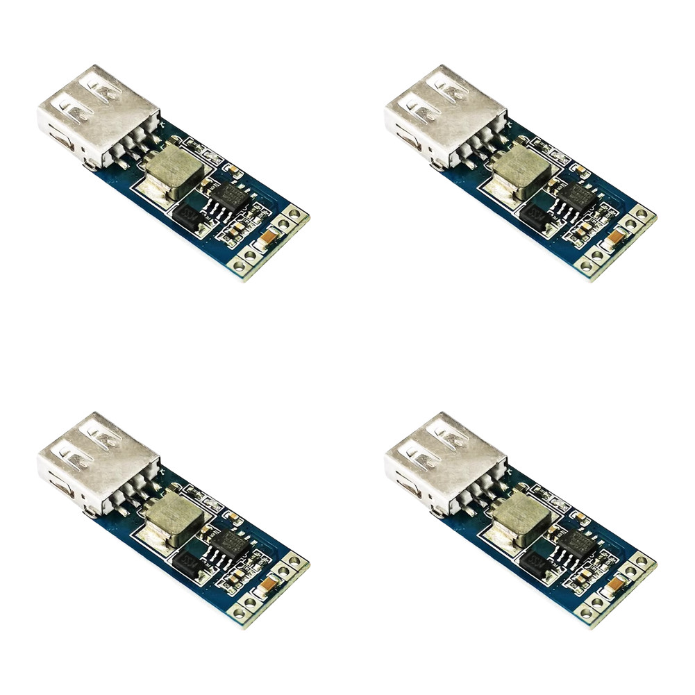 4PCS 5V 3A USB Power Supply PCB 7.5V-28V DC-DC Step Down Charging Module