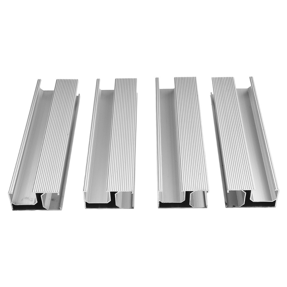 PV Solar Panel Mounting Rail 20cm 4PCS Aluminum Alloy for Support