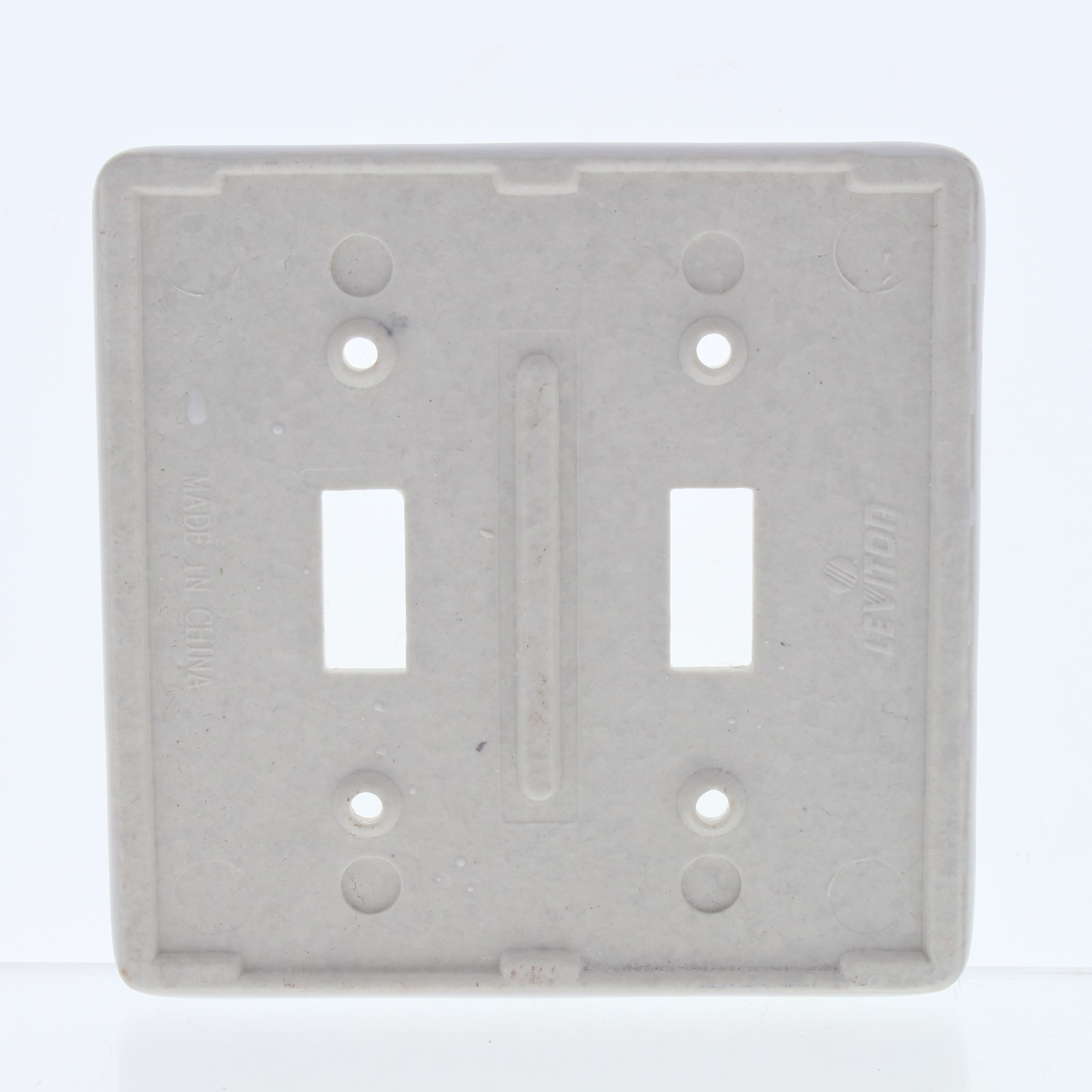 Leviton 89509-WFL WildFlower 2-Gang Toggle Ceramic Standard Wallplate Cover 5pcs