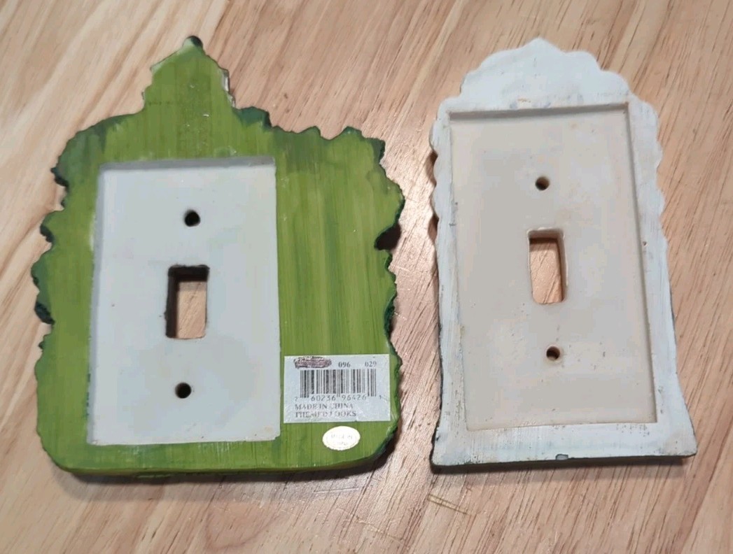 Lot 2 Lighthouse Wall Switch Covers Resin 1 Transfar Intl Corp & 1 Unbranded