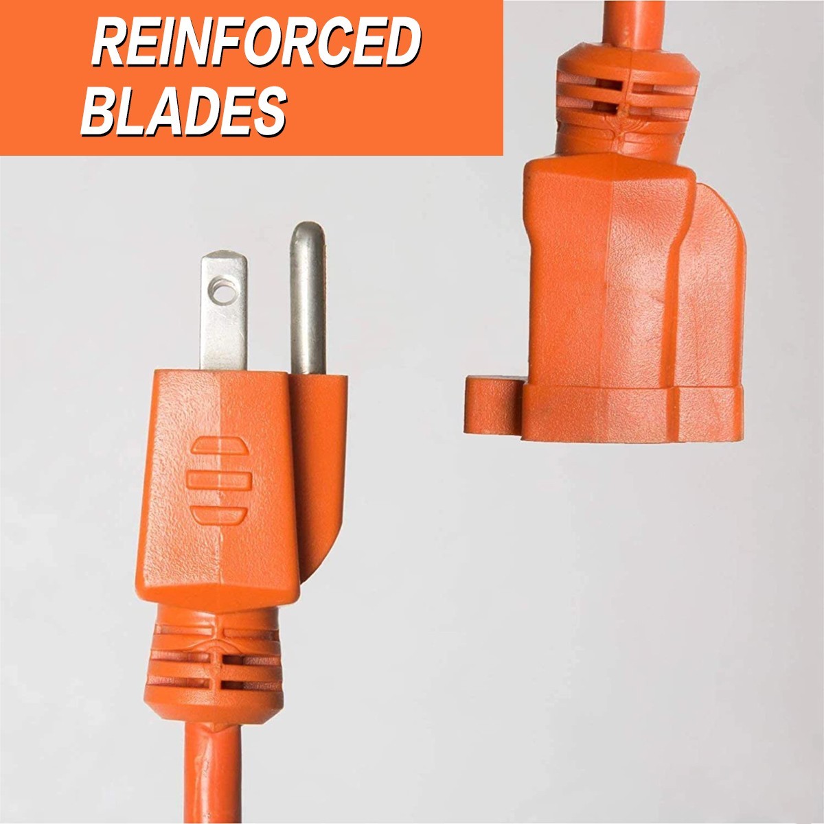 6-100 FT Heavy Duty 16/3 Outdoor Extension Cord Waterproof 13 A 1875W ETL Listed