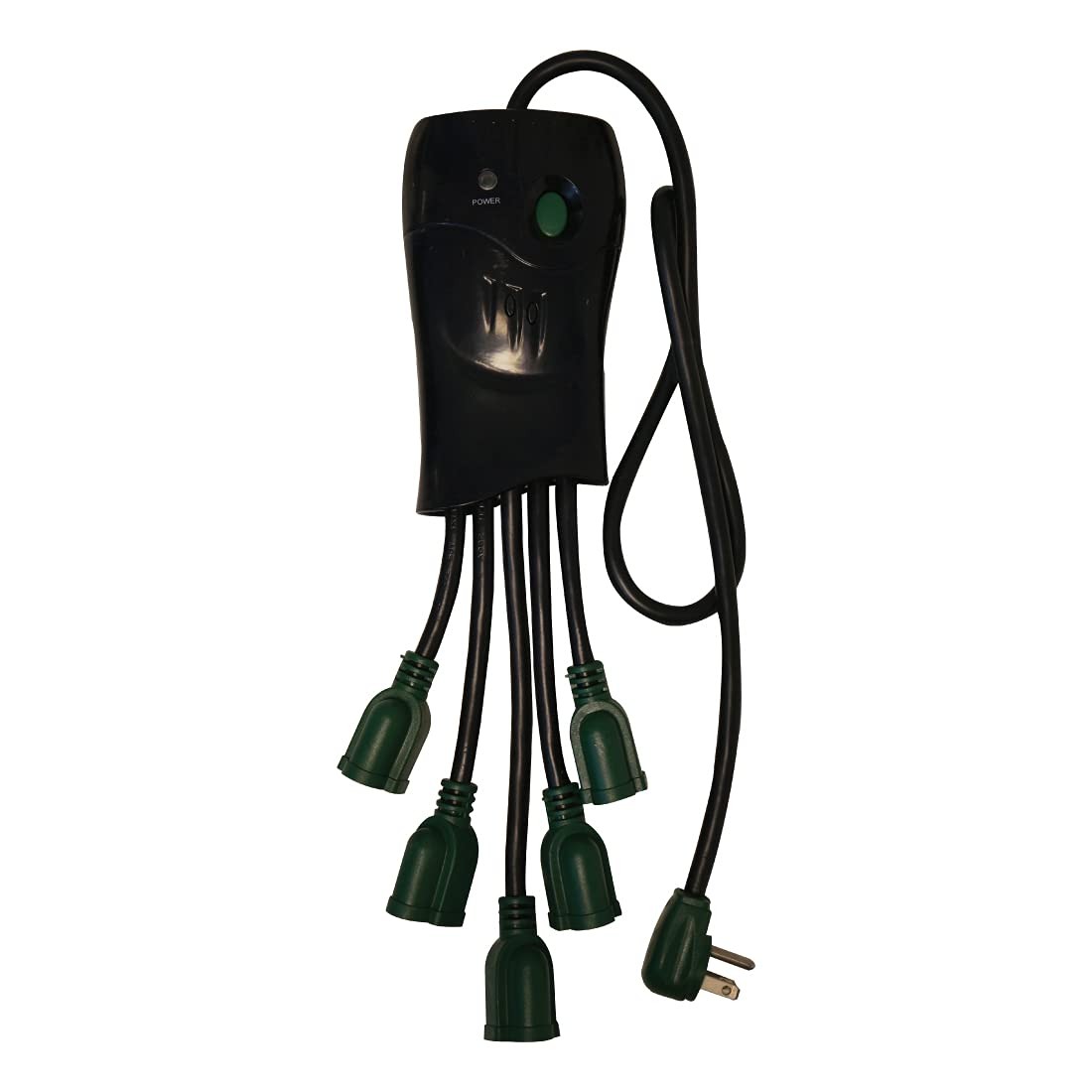 GoGreen Power GG 5OCT 5 Outlet Surge Protector with Circuit Breaker 250 Joules