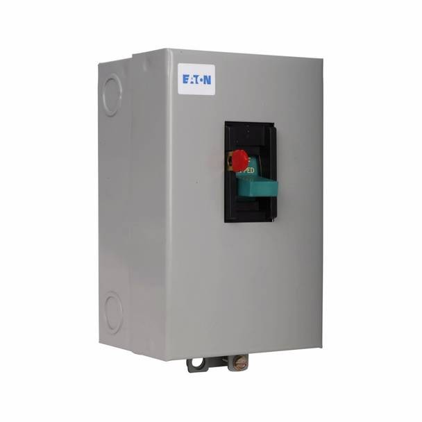 EATON B100S0B Enclosed General Purpose Motor Starter, Non-Reversing Action, 2P