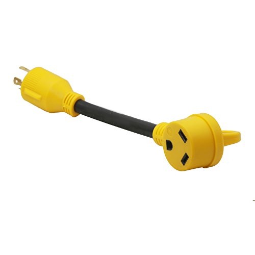 30 Amp Generator to RV Power Adapter,4-Prong 125/250V Male Locking Plug 30M430F