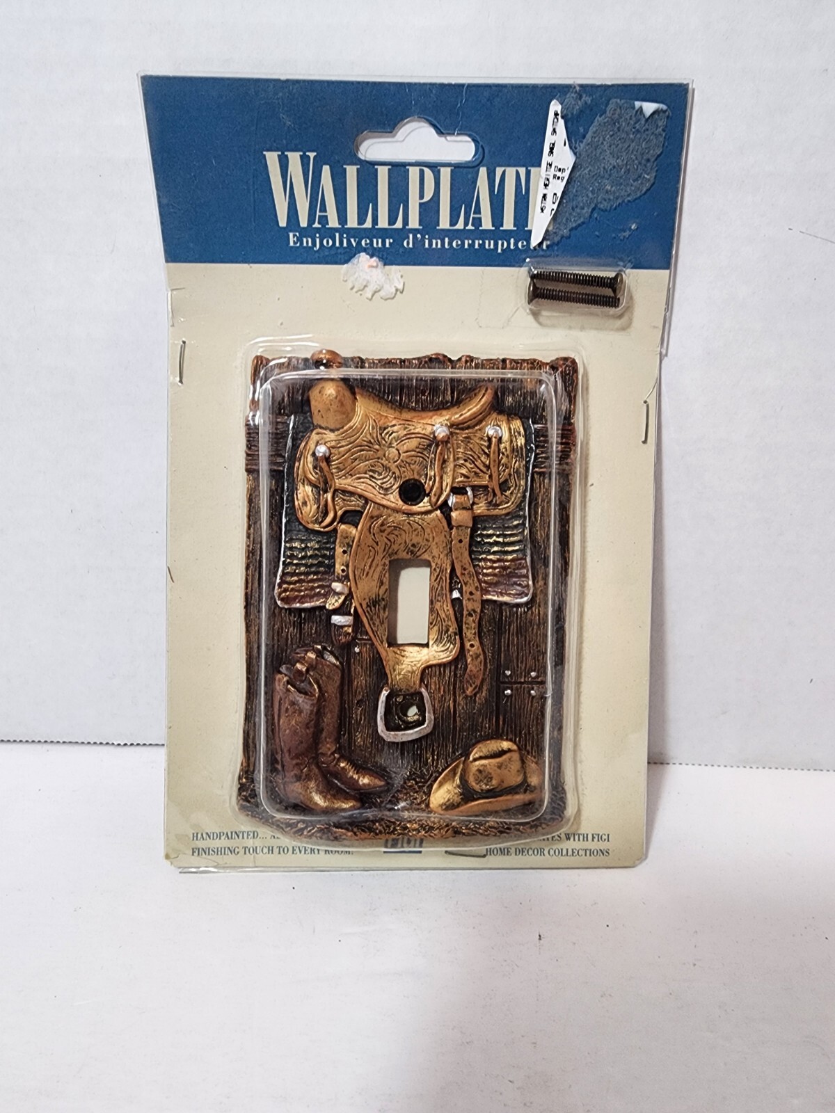 Western Themed Light Switch Wallplate, NIB, Free Shipping! Free Shipping!