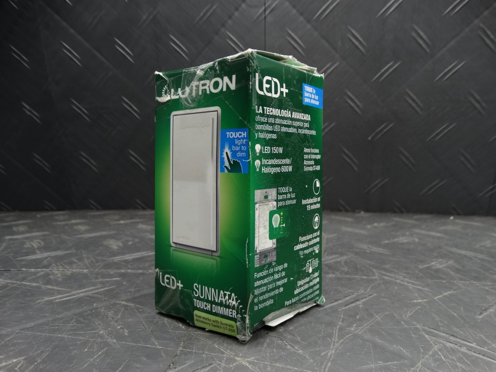 Lutron Sunnata LED+ Touch Dimmer – White (STCL-153MR-WH)