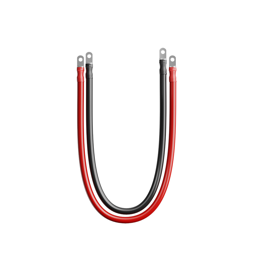 LiTime 4AWG 1.5FT/10FT Battery Cable 125A Lithium Battery Cables M8 Terminals