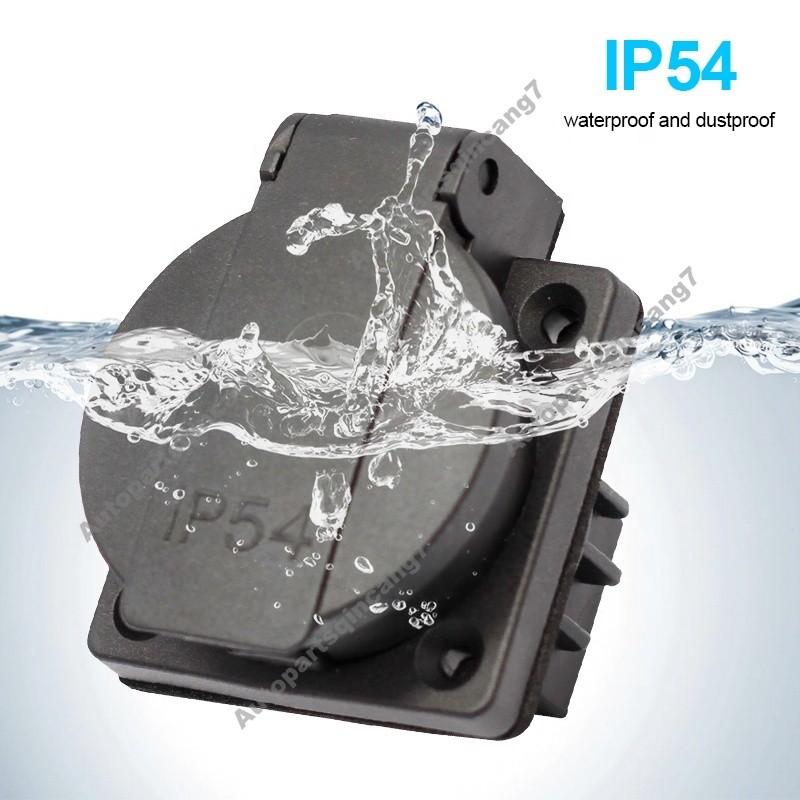 Germany Industrial Wall Socket IP54 Waterproof Schuko Power Socket 16A 250V