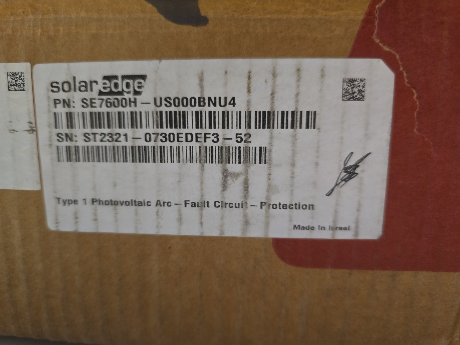 Solaredge SE7600H-US000BNU4 240V 7600W HD-Wave Inverter