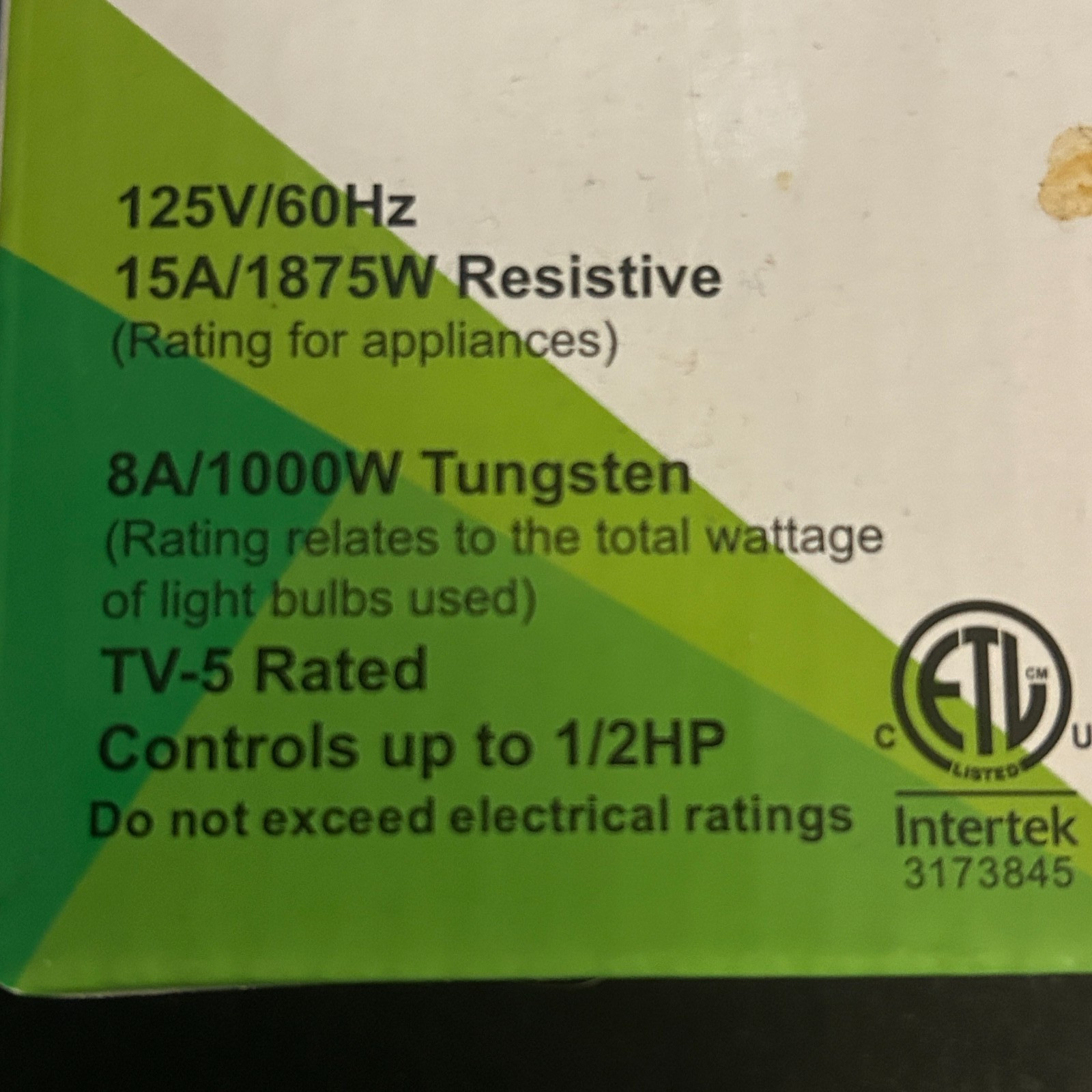 24 Hour Mechanical Dual Outlet Outdoor Timer BN-Link 125V/60Hz 15A/1875W New