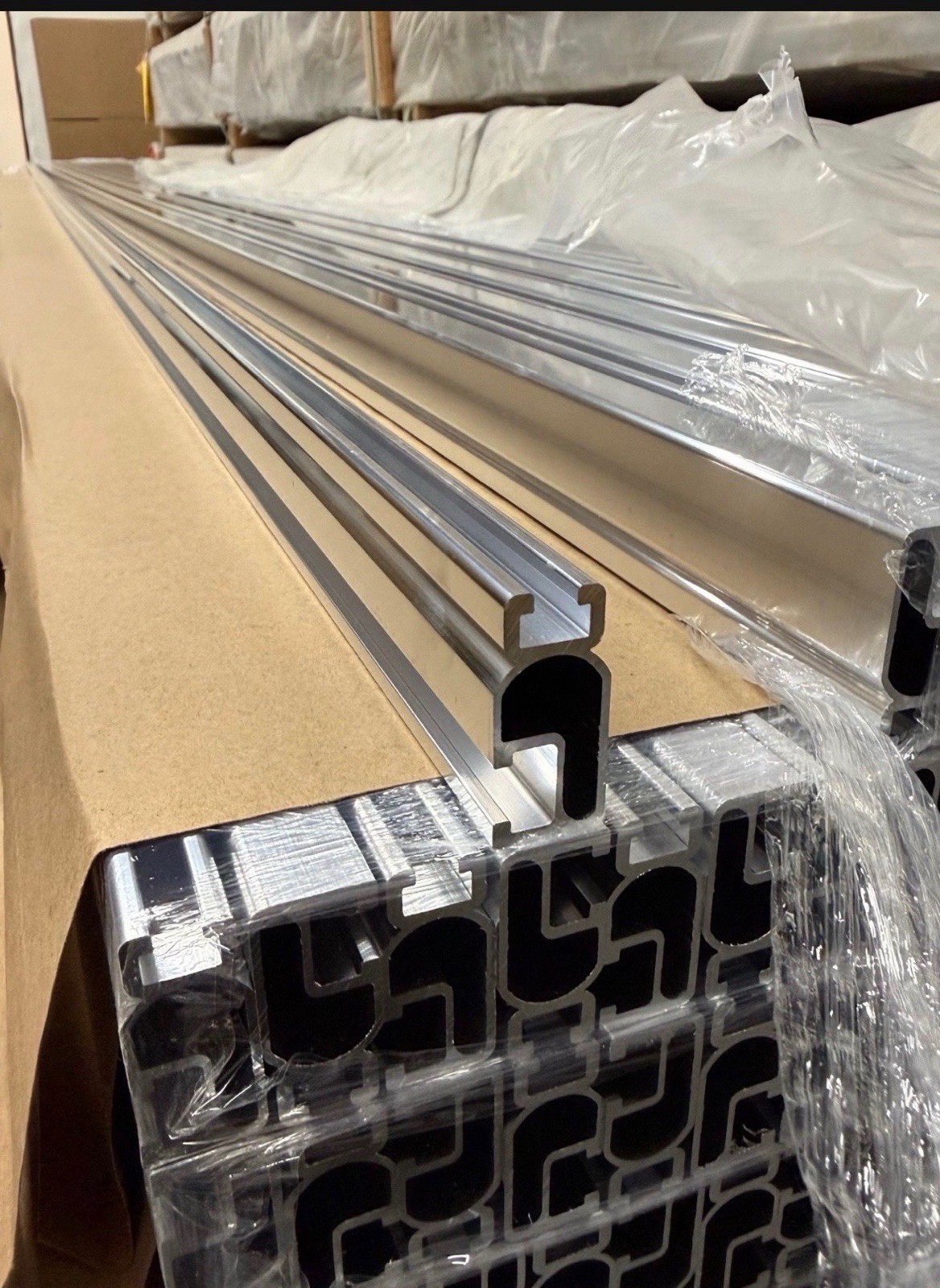 Unirac 315185M Solar SM Light Rails Mill 185” Long NEW Local pickup