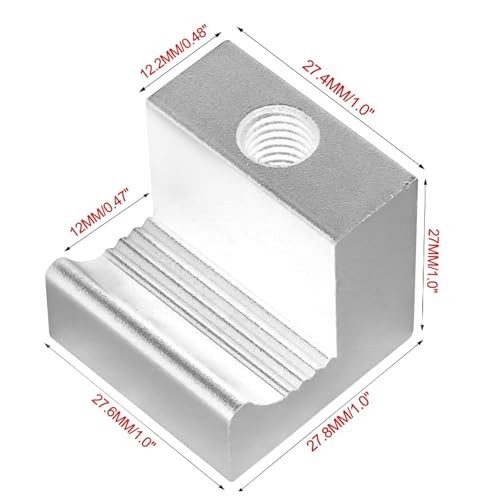 10 Pack No Drill Universal Truck Toolbox Mounting Kit,Aluminium Alloy Silver