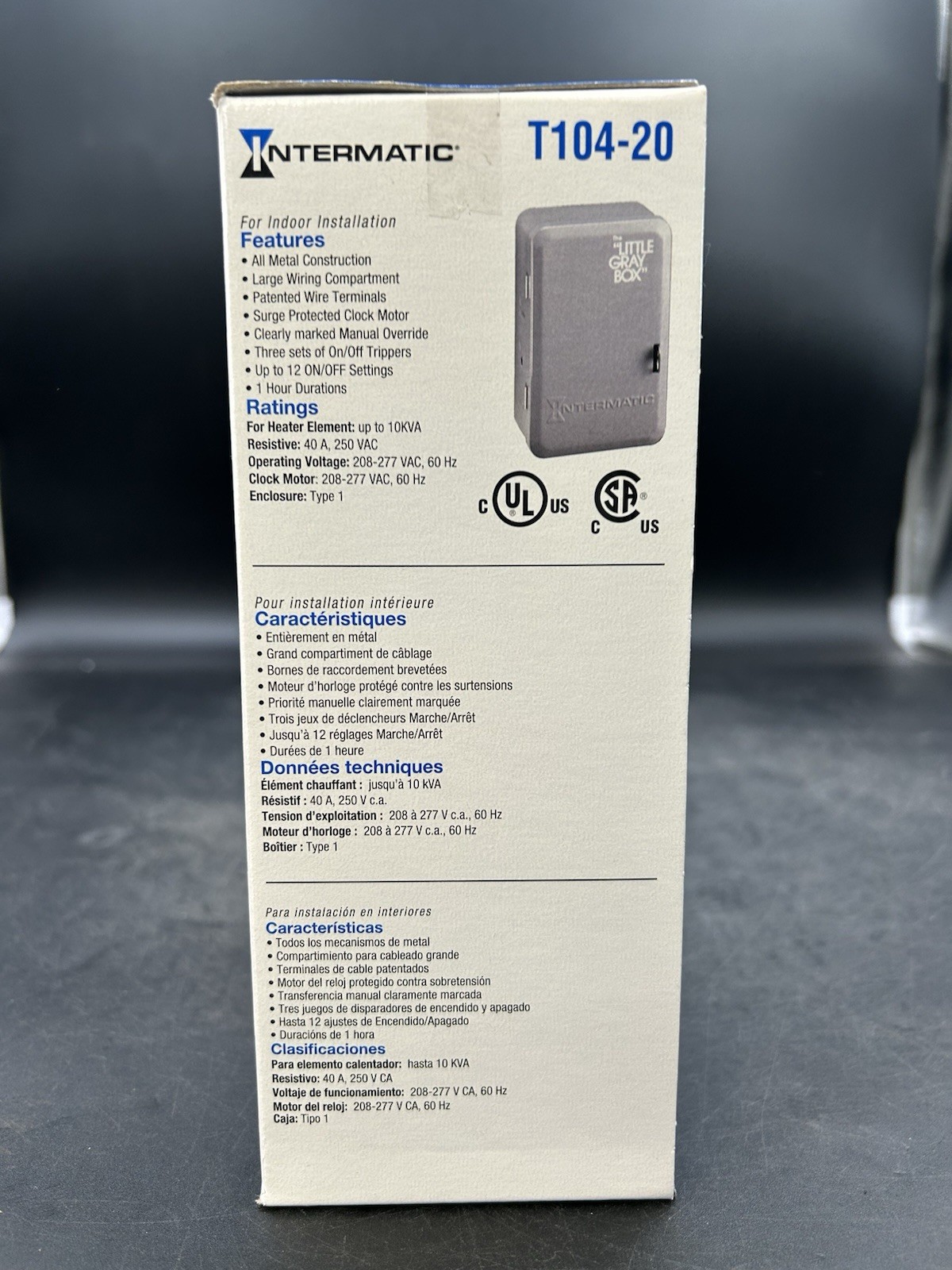 INTERMATIC T104-20 Electric Water Heater Timer