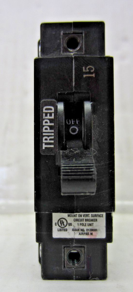 AIRPAX LMLB1-1-51-15.0-2-01-V 15AMP Circuit Breaker(6 In-Stock)New-Old Stock