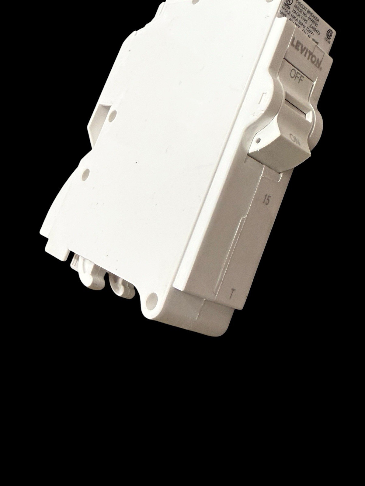 LOT OF 15 Leviton 1-Pole 15 Amp, 120V Thermal Magnetic Branch Circuit Breaker