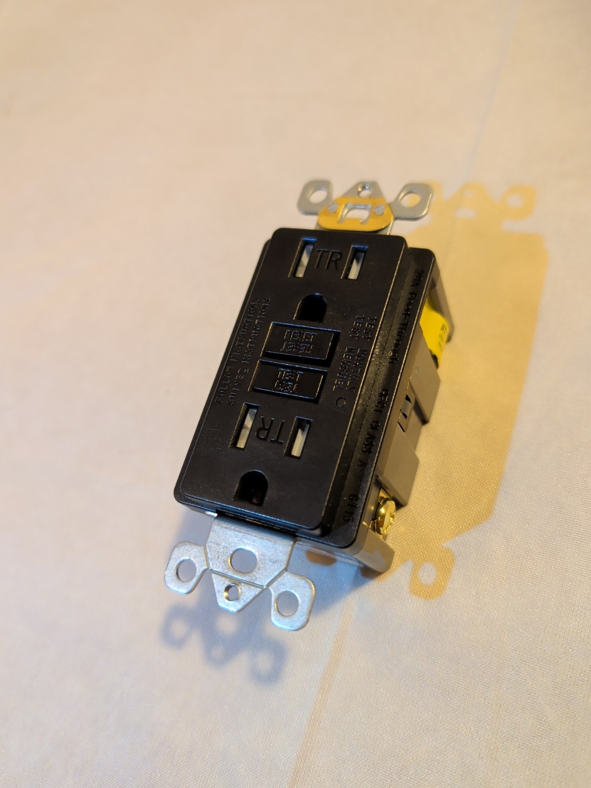 GFCI Outlet, 15 Amp, Self Test, Tamper-Resistant with LED Indicator Light,…