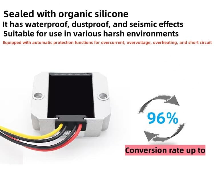 DC-DC (15V-32V) 120W 10A 24V to 12V Buck Converter, Power
