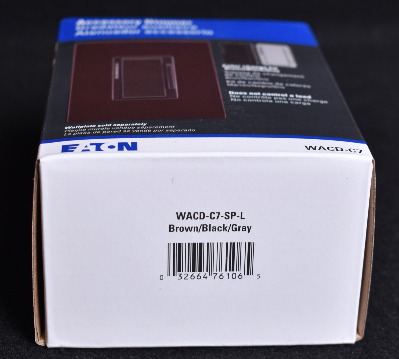 Eaton Smart 3-Way Universal WiFi Dimmer Switch Brown Black or Gray WACD-C7-SP-L