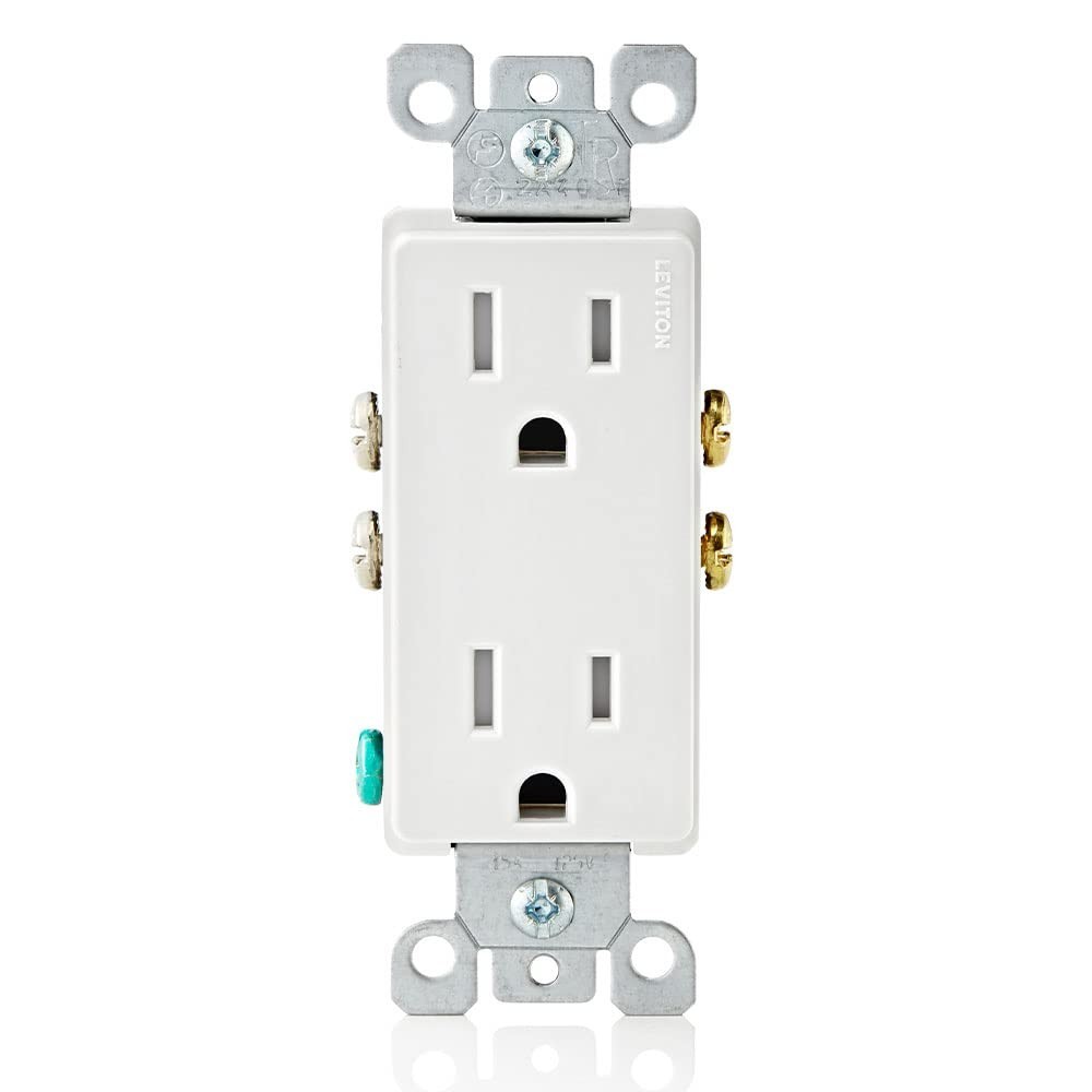 Reliable 10 Pack of 15 Amp Tamper-Resistant Duplex Outlets – Child Safe Design