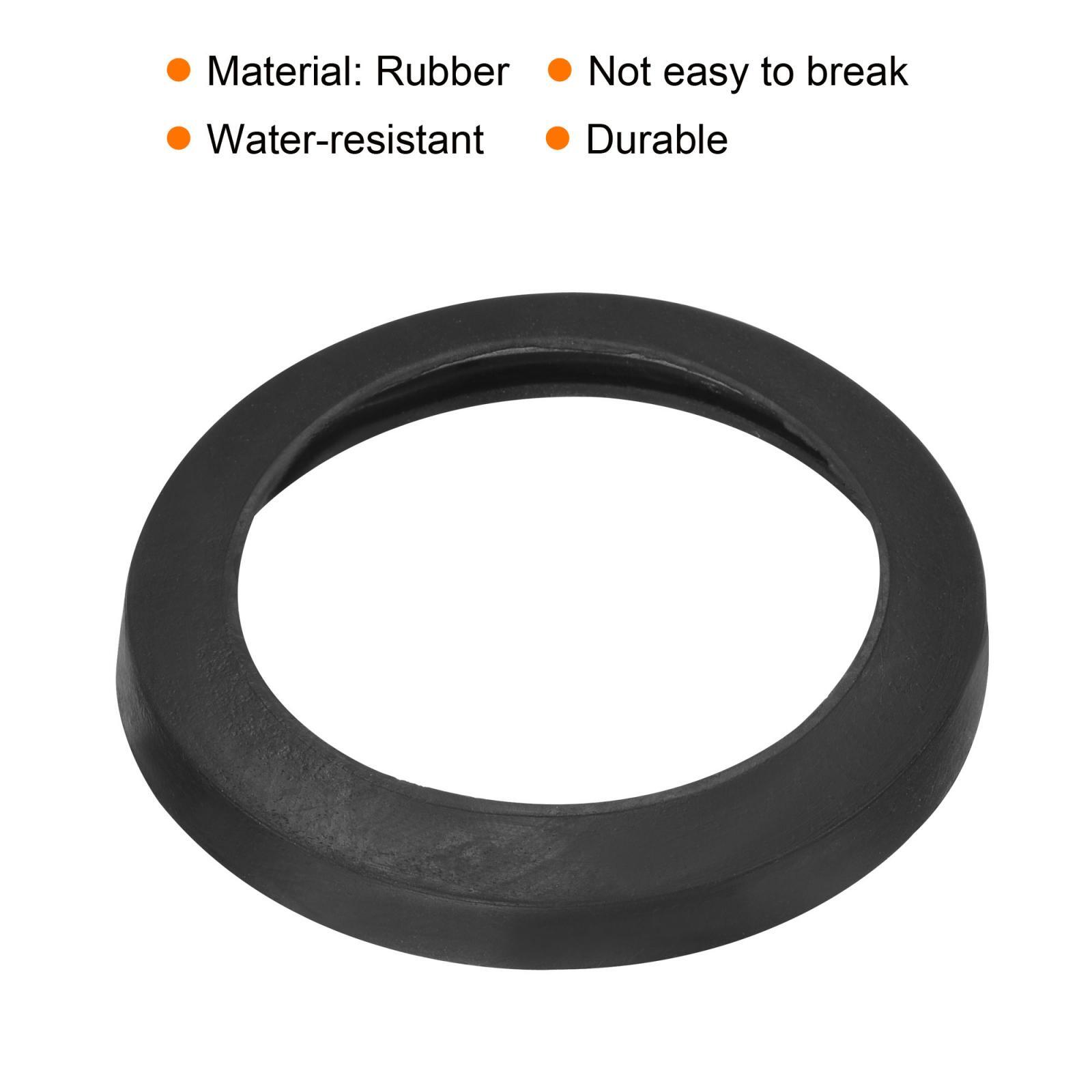 2.7” Round Weatherproof Gasket, Valve Seal Outlet Cover Gaskets, Black