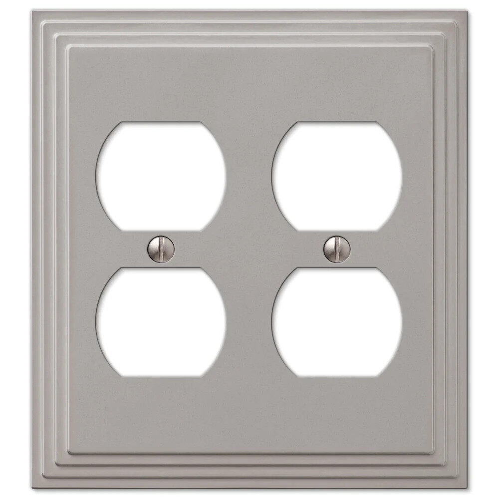 Steps Satin Nickel Switchplate Wall Plate Covers Light Switch