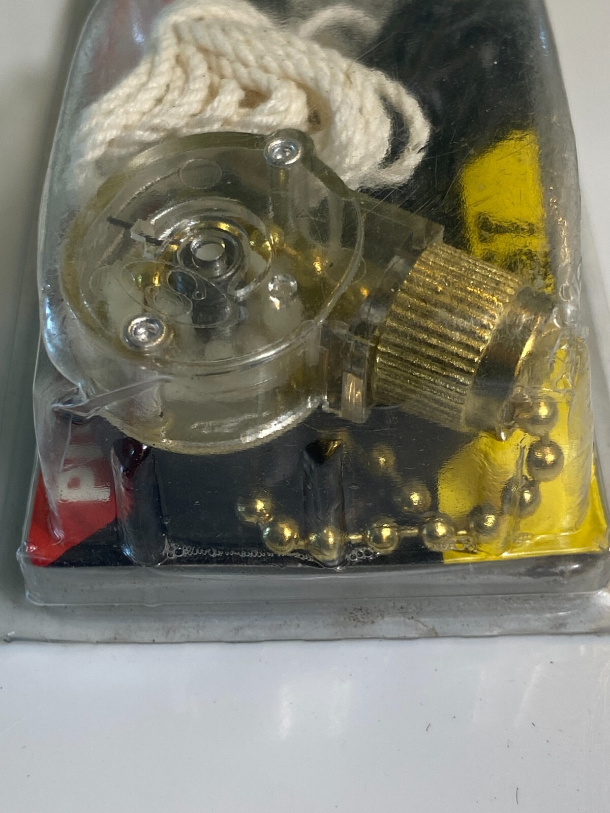 Pull Chain Switch SPST For Fans & Lights On-Off 6-Amps 125-Volts NEW-IN-PACKAGE