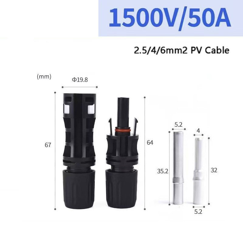 10Set Male Female Wire Cable Connector Set Solar Panel Waterproof Connector
