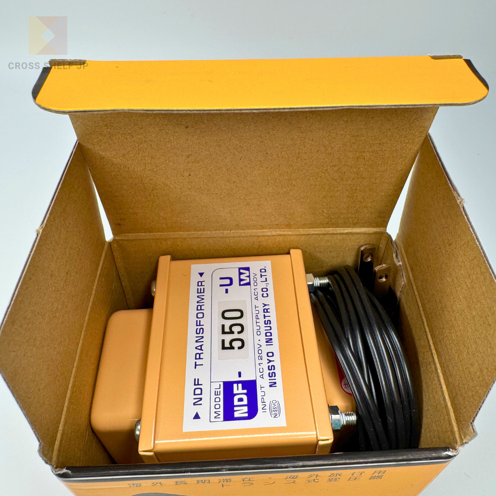 Nissyo NDF-550U Step Down Transformer 120V to 100V 550W Voltage Converter Japan