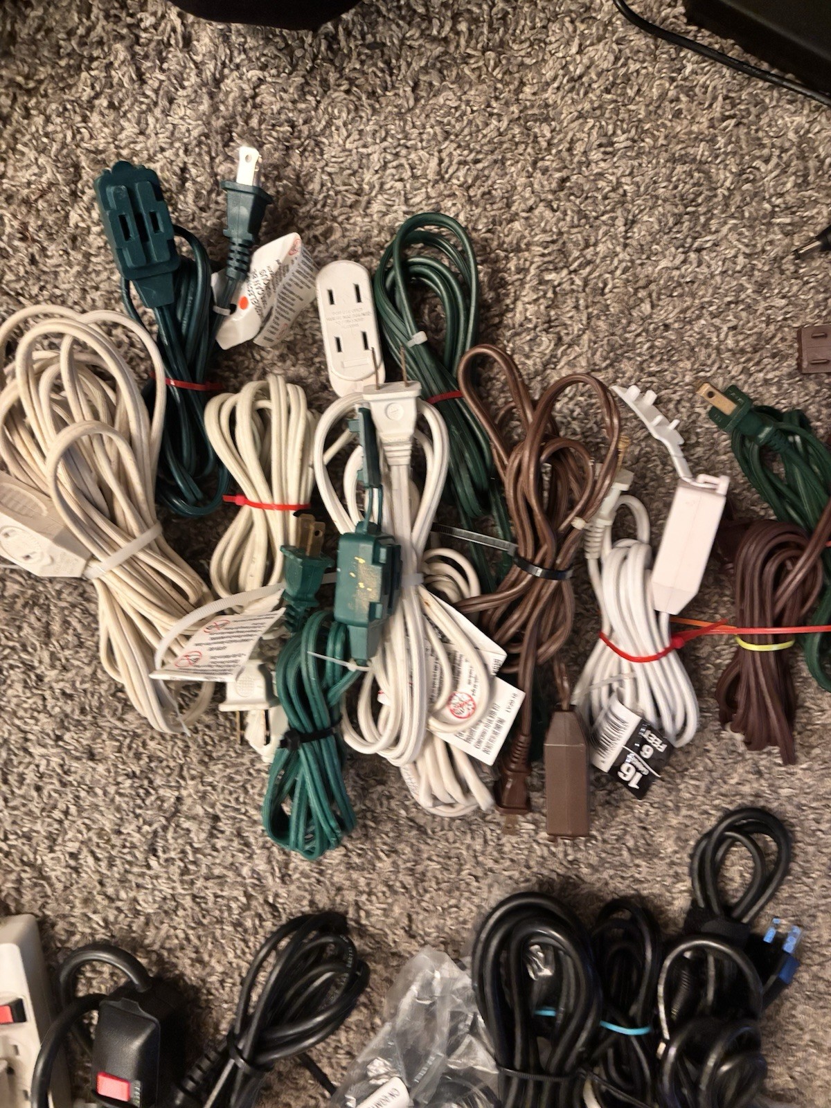 Laptop power Adapters AC Power Cords HDMI RCA Ethernet Cables Coaxial Cables LOT