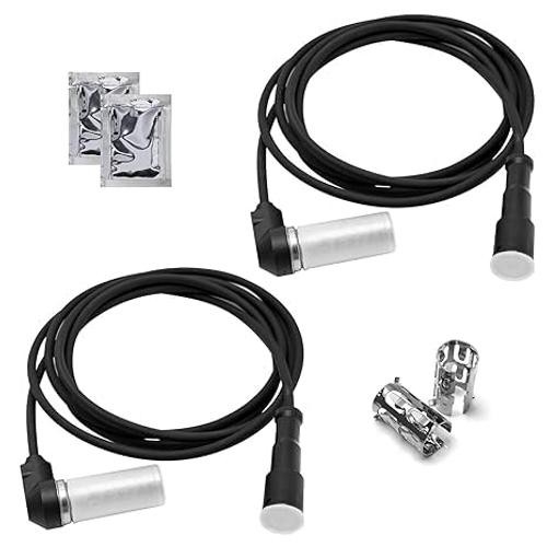 2 Pcs Truck Wheel Speed ABS Tailer Sensor Kit Replacement for Wabco Abs Wheel