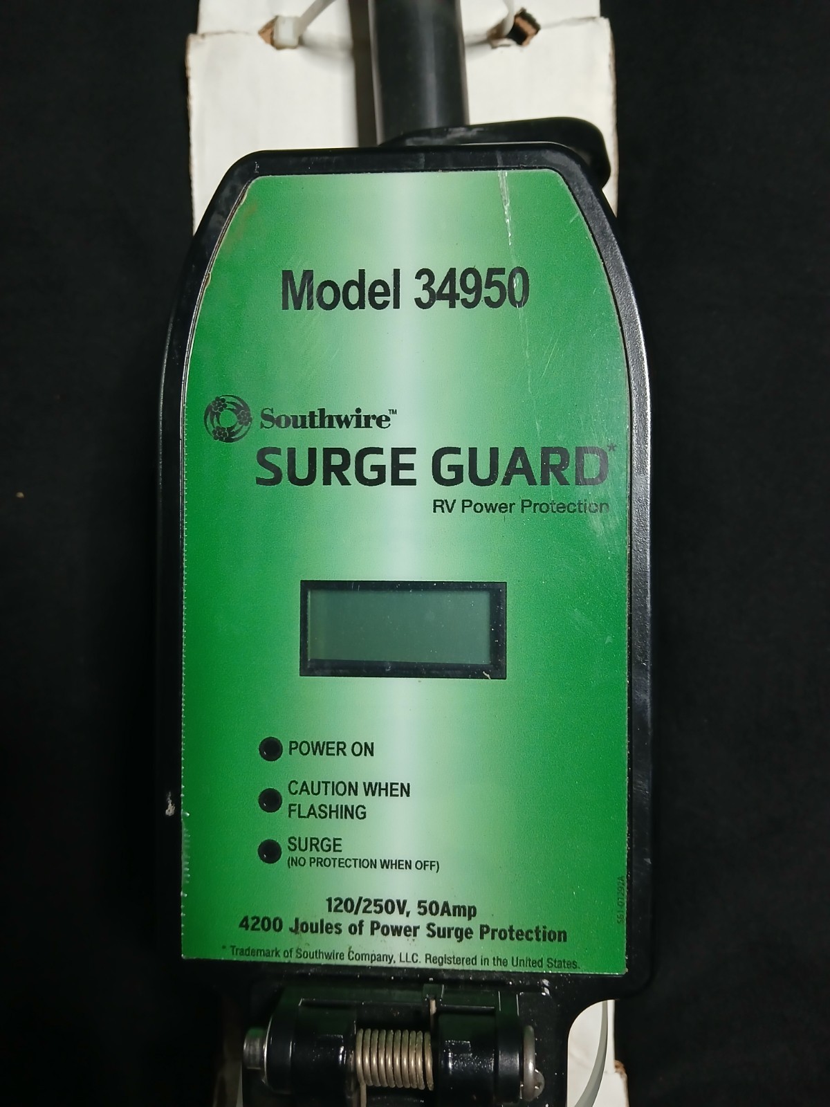 Southwire Surge Guard RV 50A Surge Protector 4200J LCD Model 34950 120/250V
