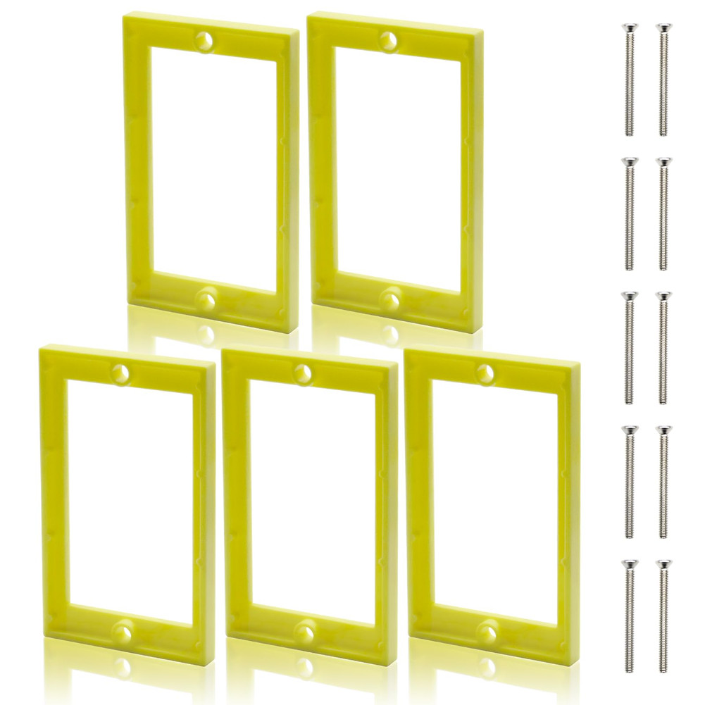 1 Gang Outlet Box Extender 1/4 inch Heat Resistant ABS Plastic Material