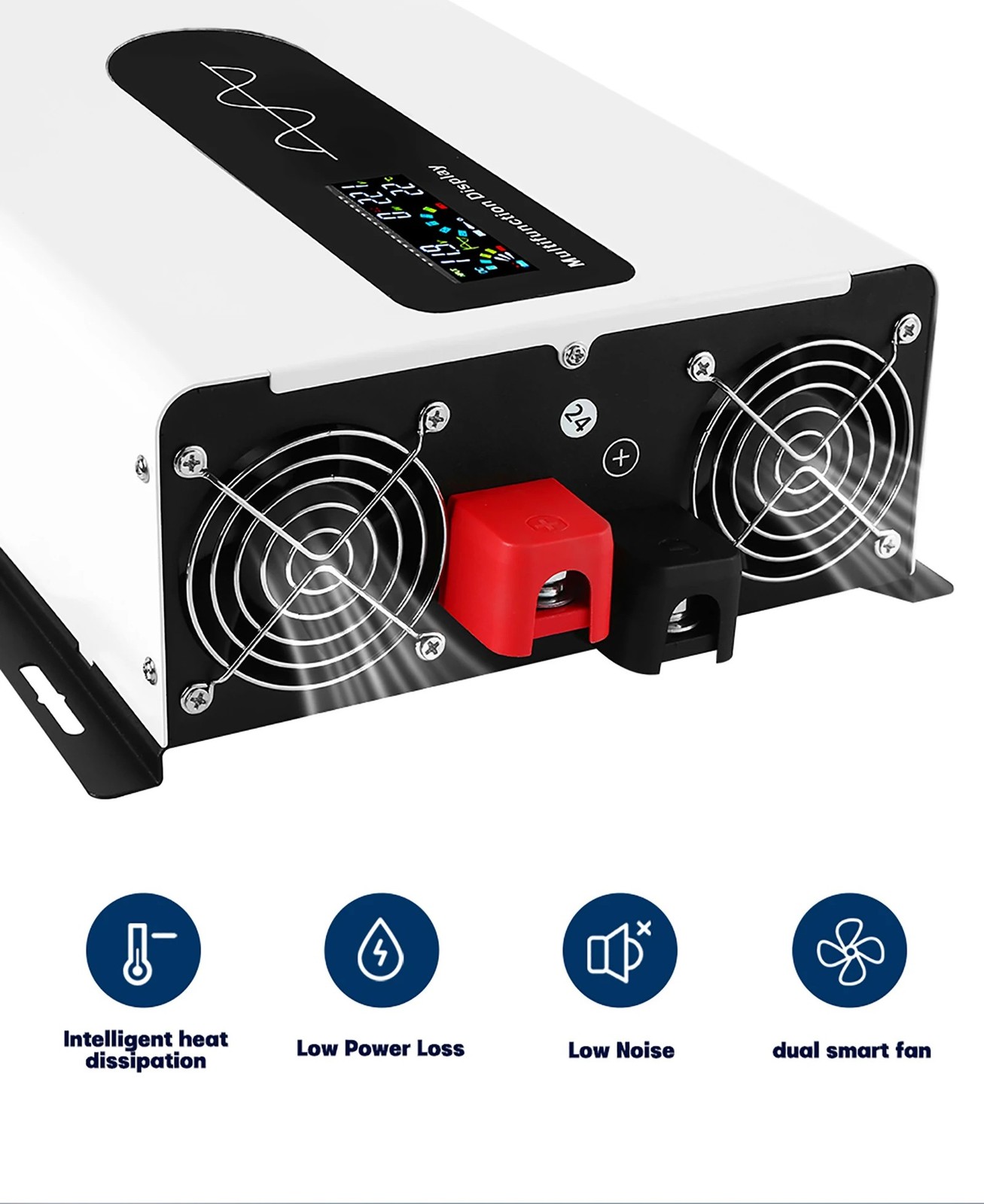 12000W Pure Sine Wave Power Inverter Off Grid Inverter 6000W 24V 48V 72V to 120V