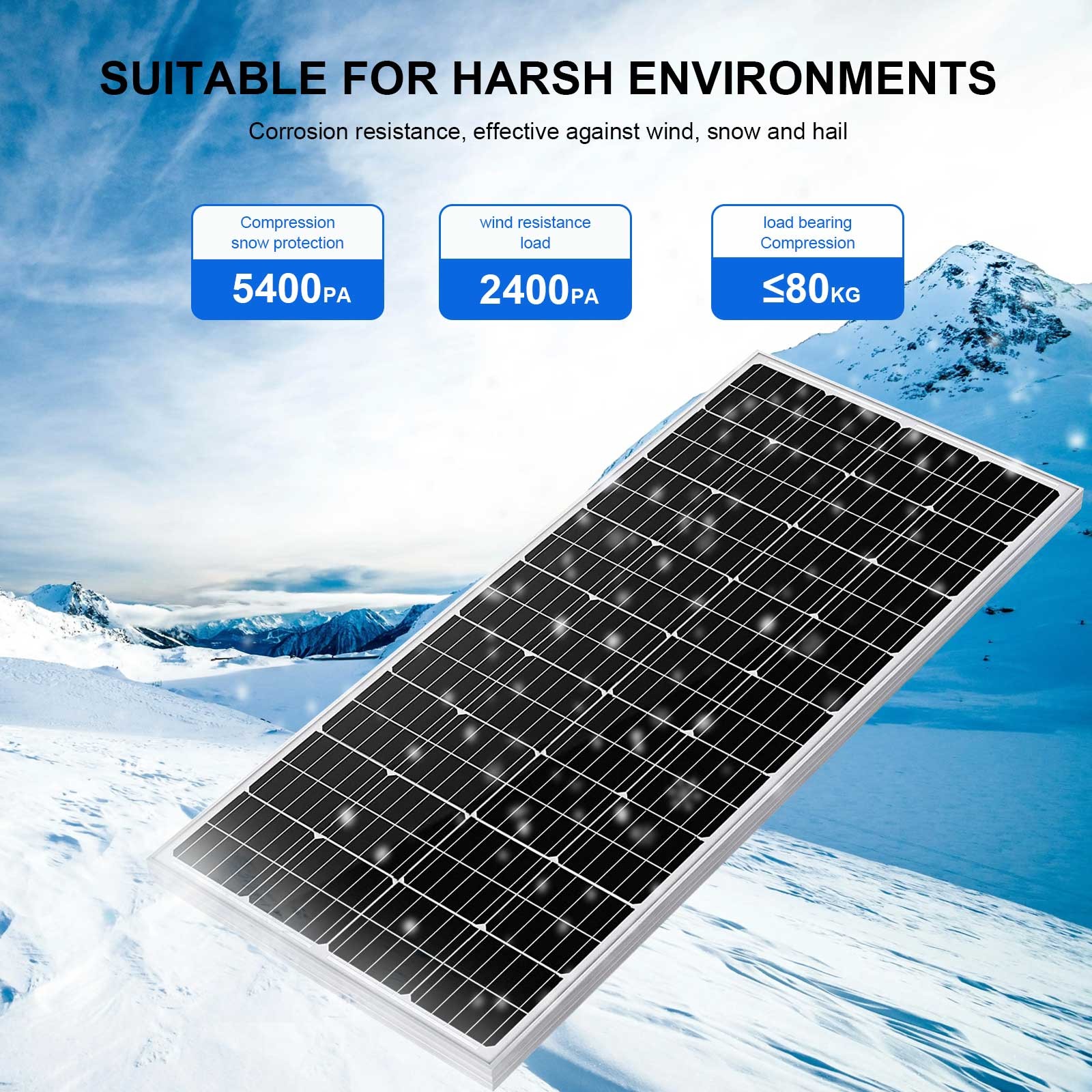 12V 1000W Solar Panel Complete Kit Mono Caravan Camping Power Charging Battery