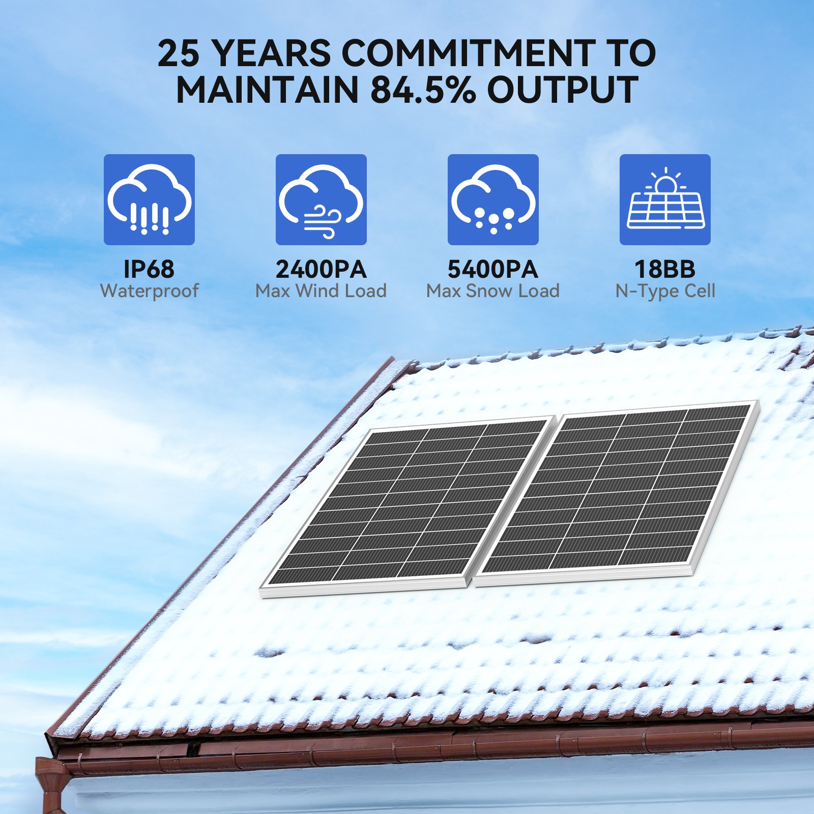 400W Solar Panel (200w*2) 12V Battery Charge RV Car Marine Home Off-Grid Charger