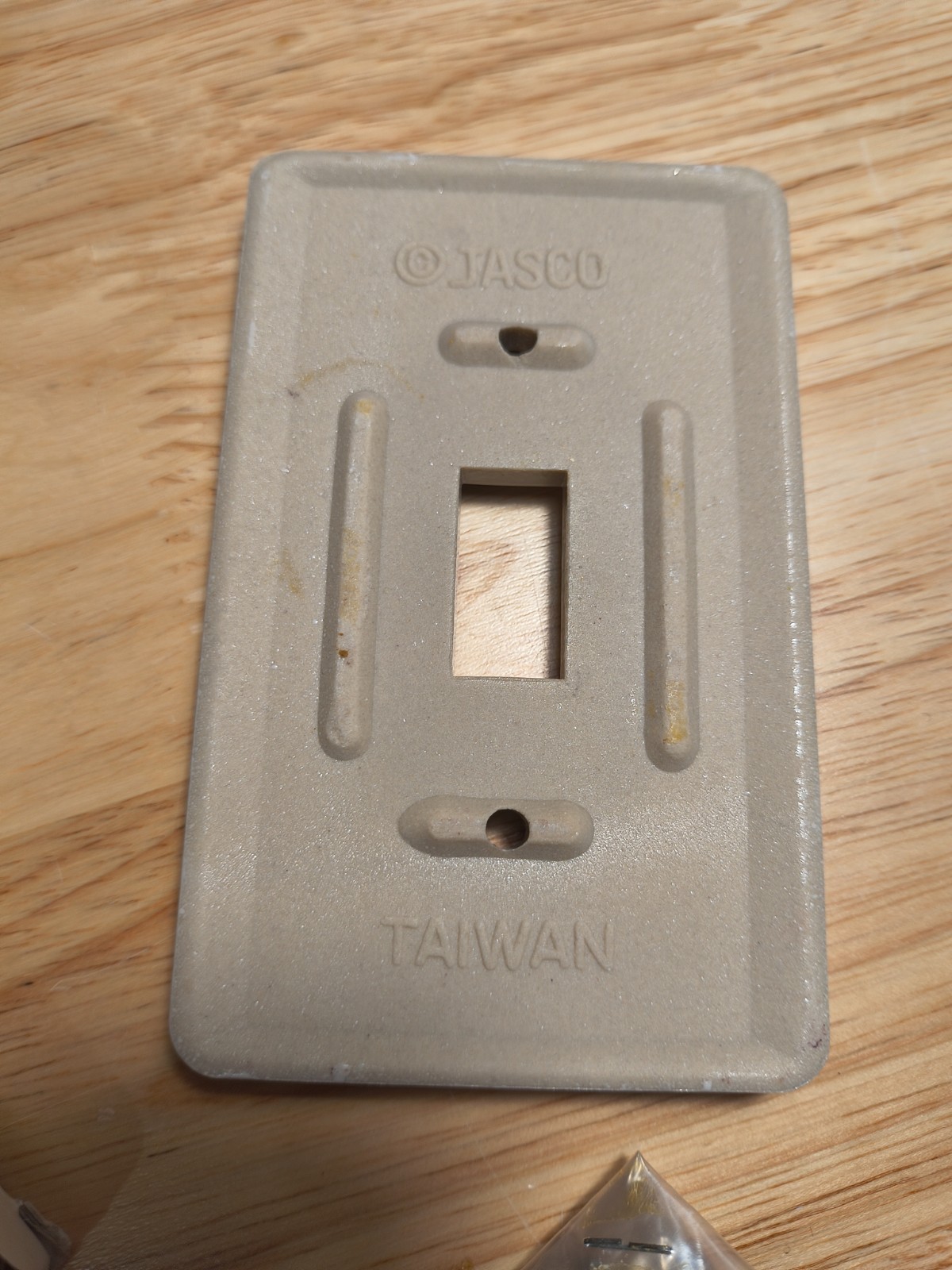 Jasco Vintage Hot Air Balloon Ceramic Light Switch Cover Plate NOS