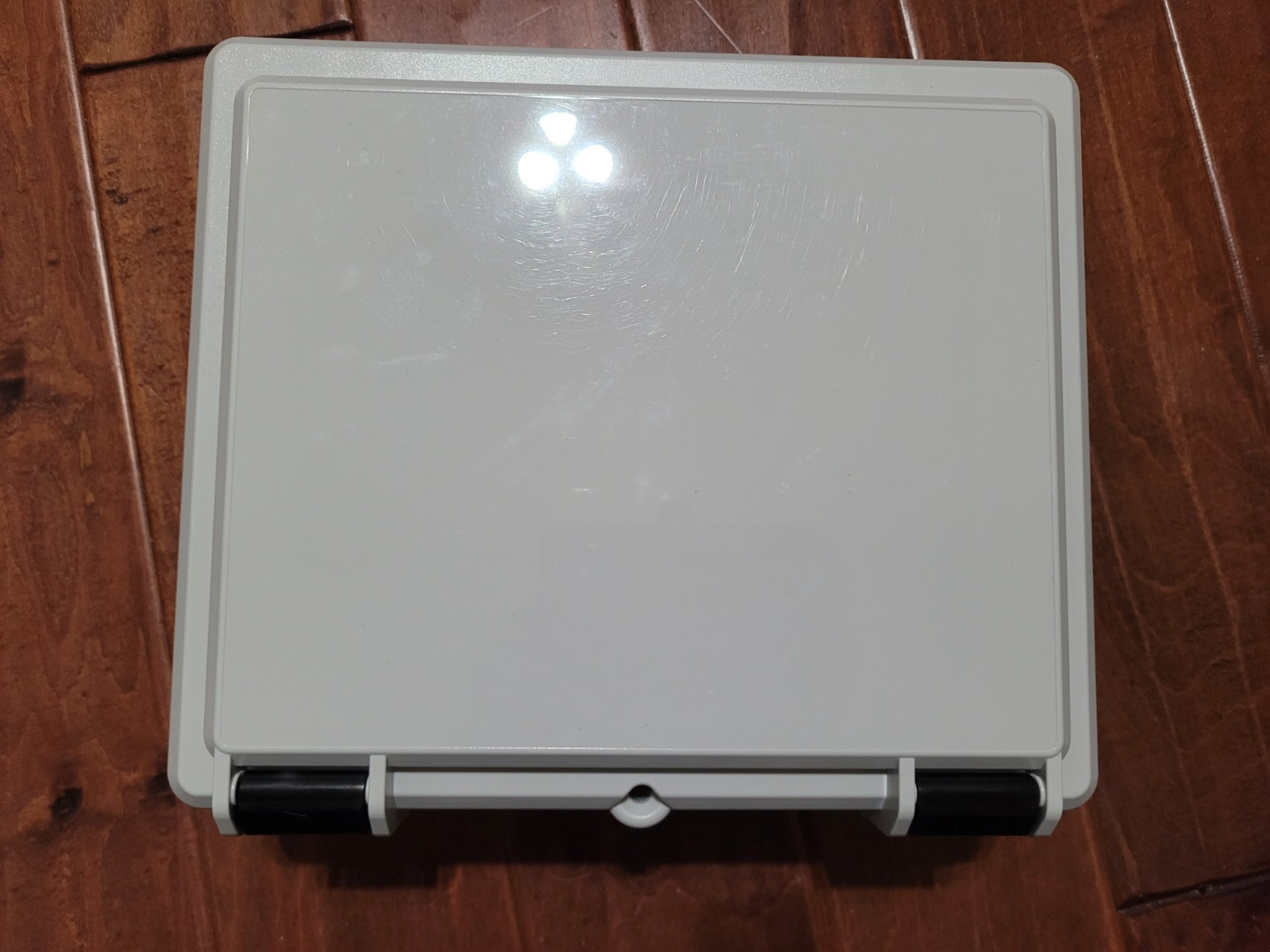 11.8 in.L x10.2 in.W x5.5 in.H Polycarbonate Gray Hinged Top Cabinet Enclosure w